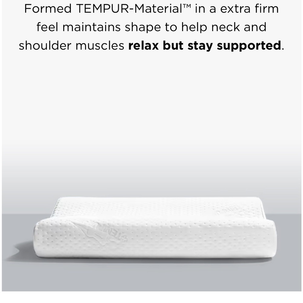 Tempur Pedic Neck Pillow Brand New, Unopened box